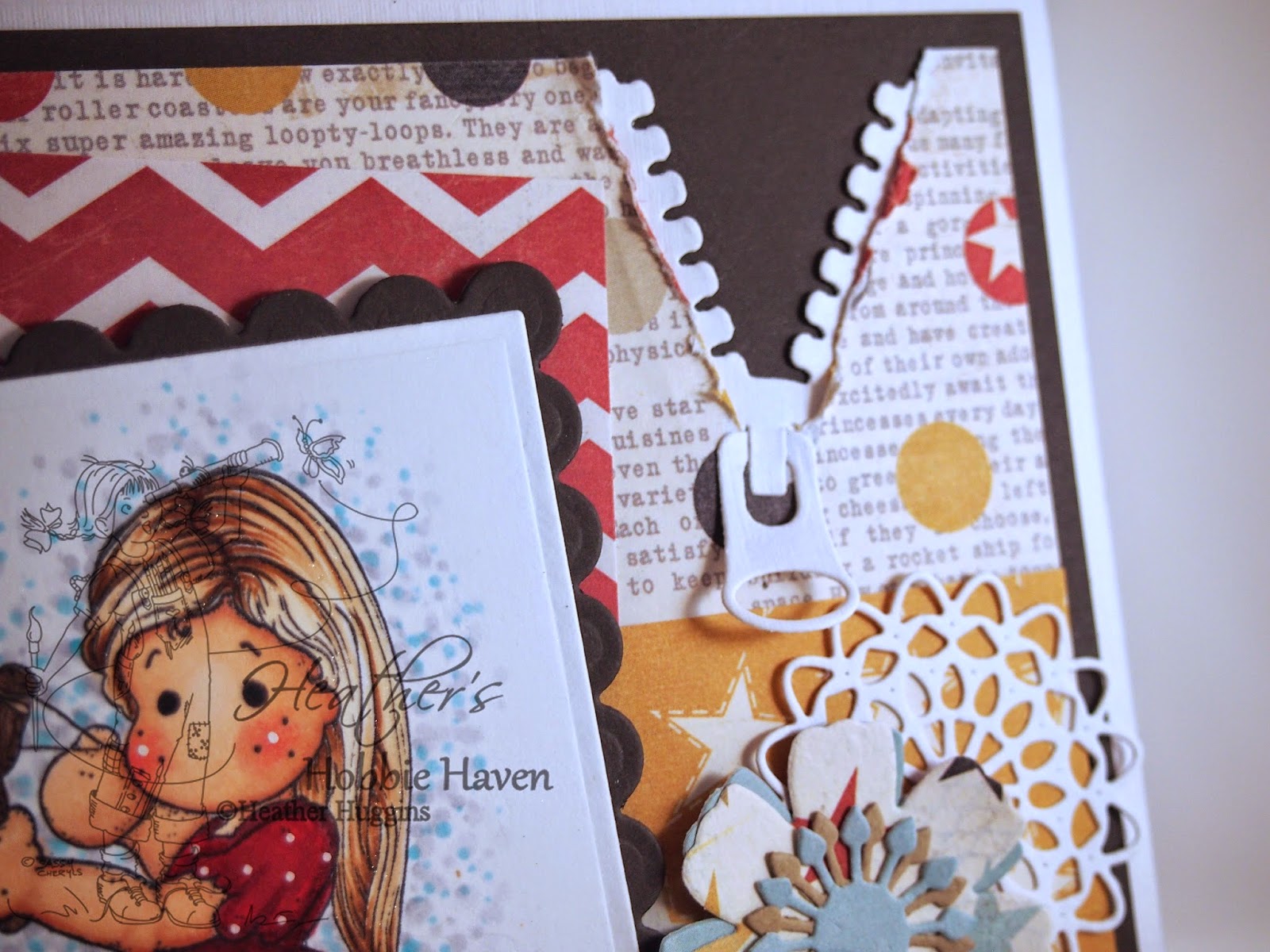 Heather's Hobbie Haven - Tilda with Slingshot Card Kit
