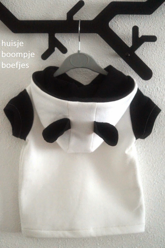 rowan tee as a sweater vest with ears - huisje boompje boefjes