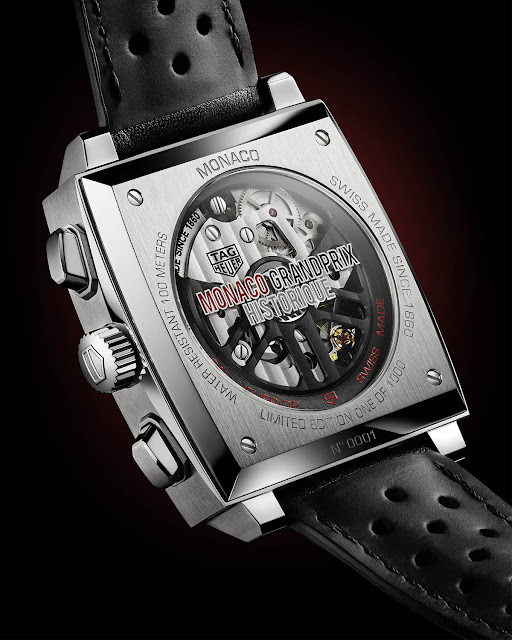 réplique de montre TAG Heuer Monaco Grand Prix de Monaco Historique à cadran rouge en édition limitée CBL2114.FC6486