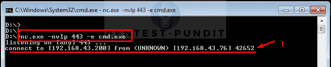 PenTest Pundit: Create Netcat Reverse Shell and Bind Shell.