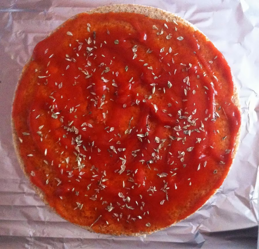 Pizza de avena light