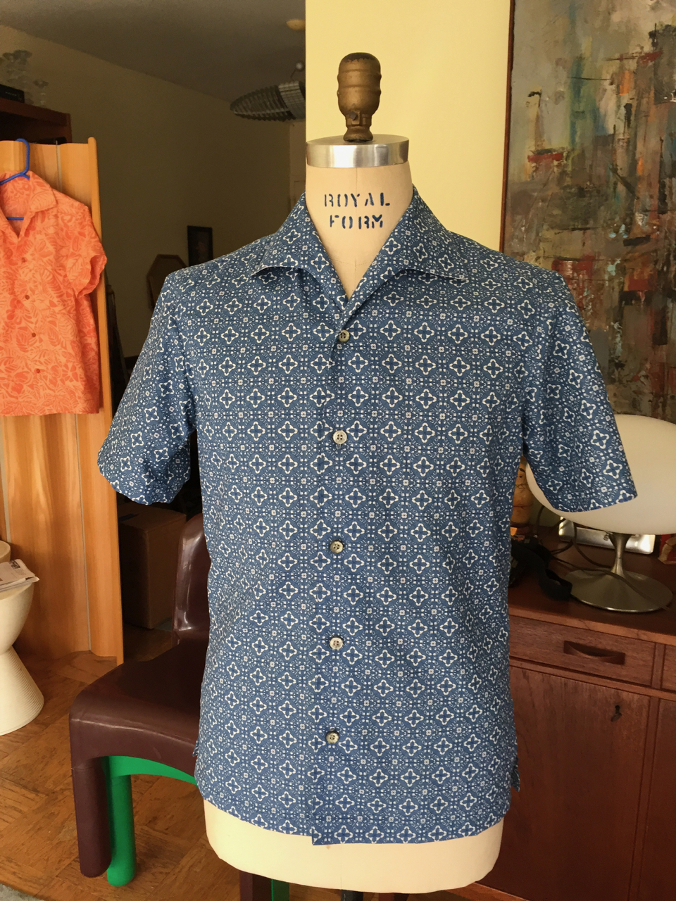 Vintage collar shirt Clearance