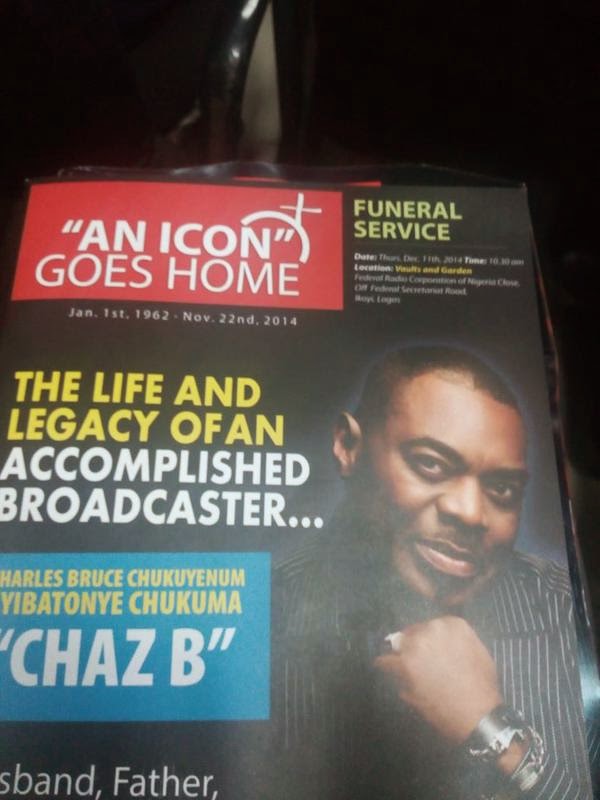 chaz b burial