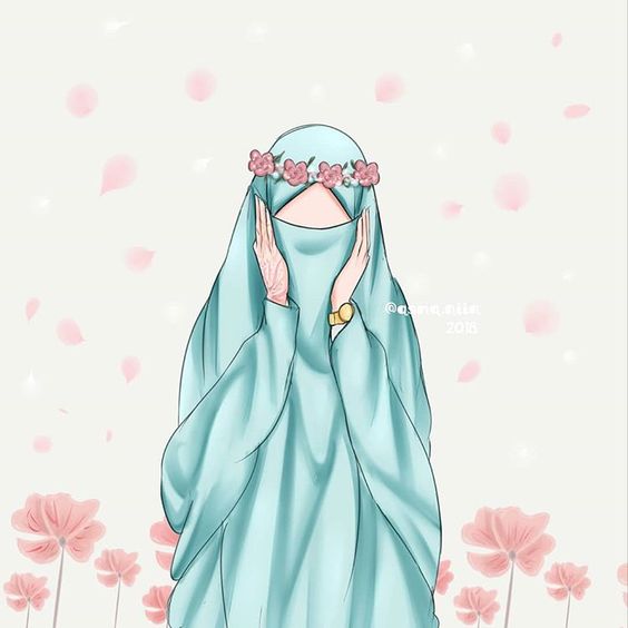  kartun  muslimah wallpaper cute