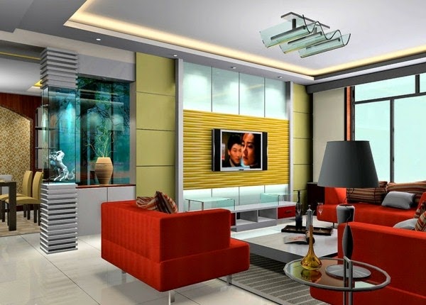 Modern TV wall – for a more pleasant evening!