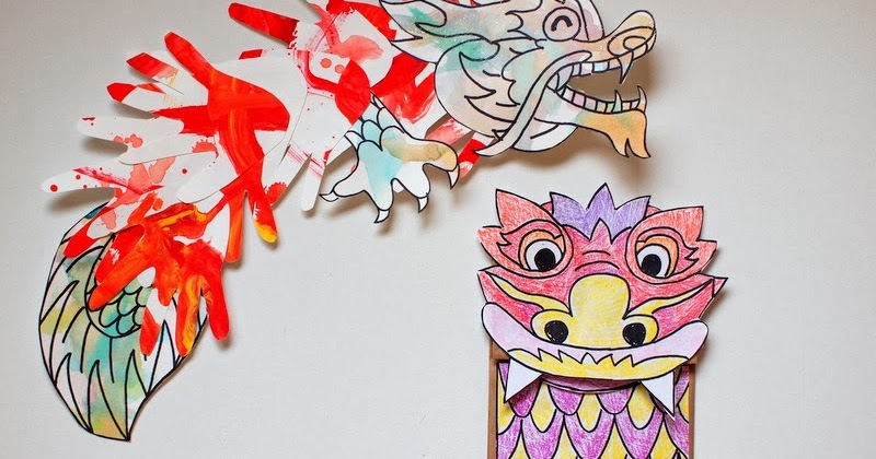 Two Chinese New Year Dragon Crafts