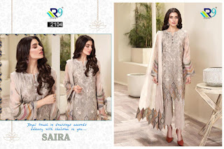 R9 Designer Saira Georgette Pakistani Suits Collection