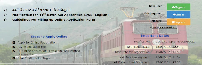Indian Railway / BLW Apprentice 2021 By ITI Pathshala