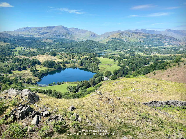 Loughrigg Fell Langdale Windermere Ambleside Walk map route Grasmere Lake District lakes