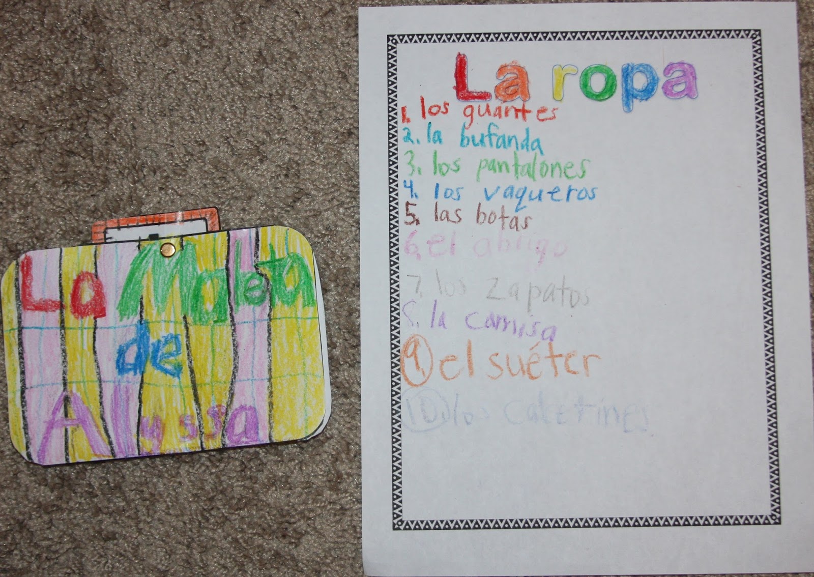 A Learning Journey S is for Spanish Suitcase
