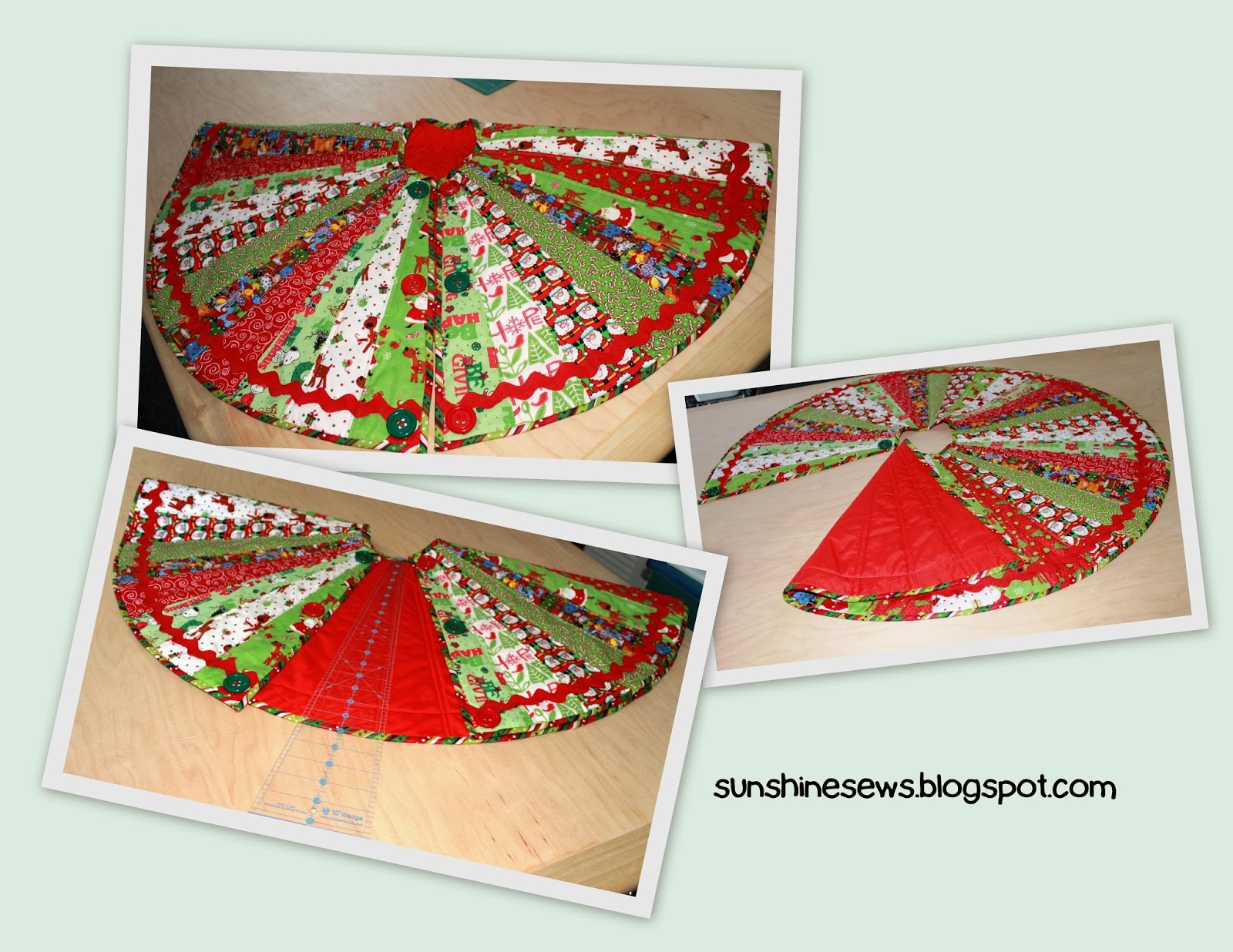 SunShine Sews... Christmas Tree Skirt