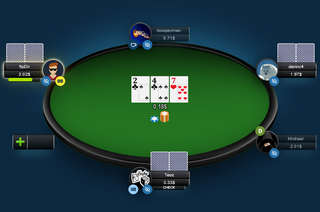 Megapari Poker Screen