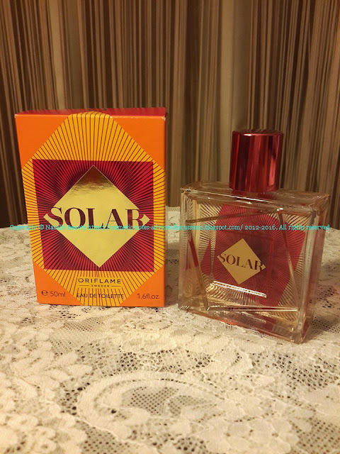 SOLAR EDT ORIFLAME NATALIE BEAUTE REVIEW AND PHOTO