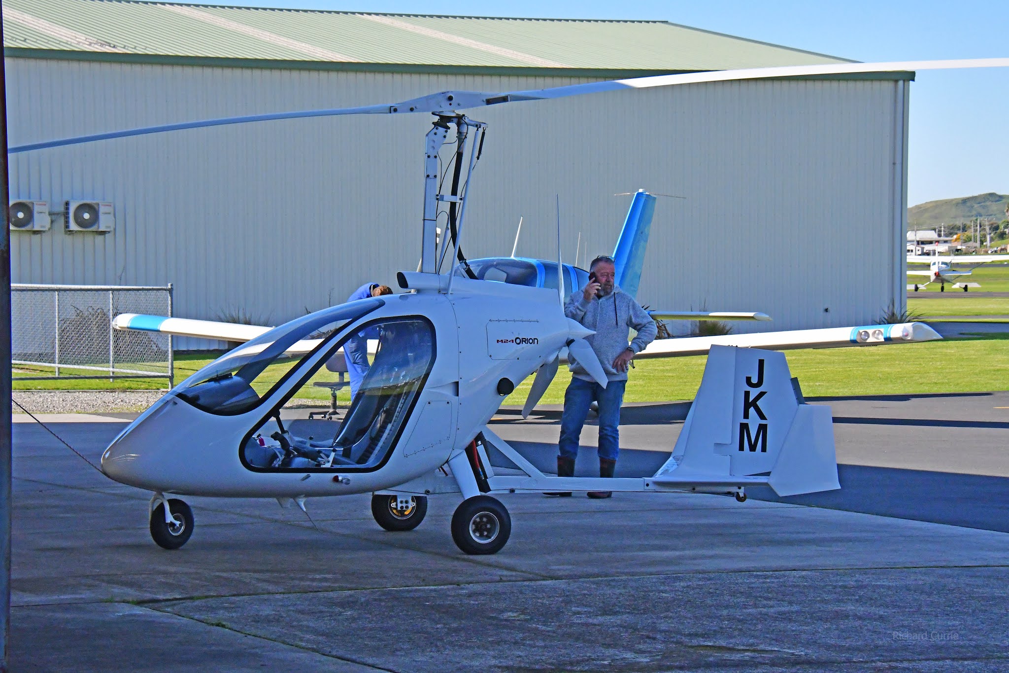 NZ Civil Aircraft Gyrocopter & Helicopters at Tauranga