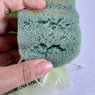 resenha esponja konjac matcha nativa spa o boticario dicas da tia detalhe