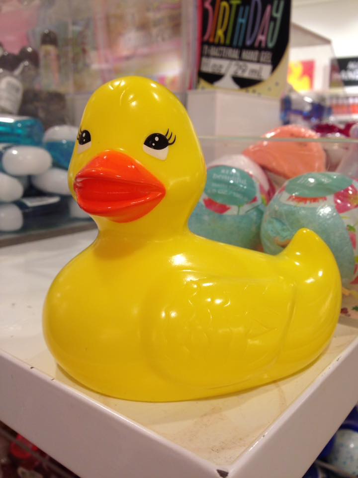 bath and body works rubber duck