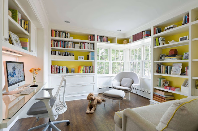 home office library design ideas