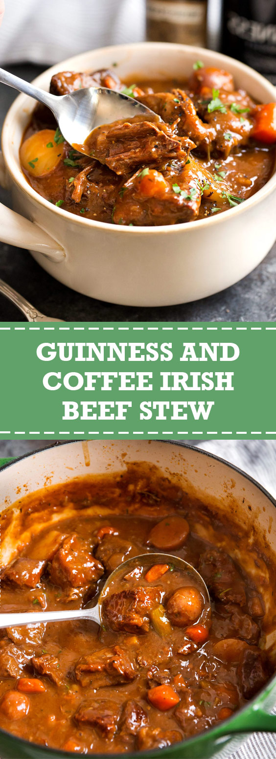 Guinness and Coffee Irish Beef Stew (Stovetop/Oven/Slow Cooker Versions ...