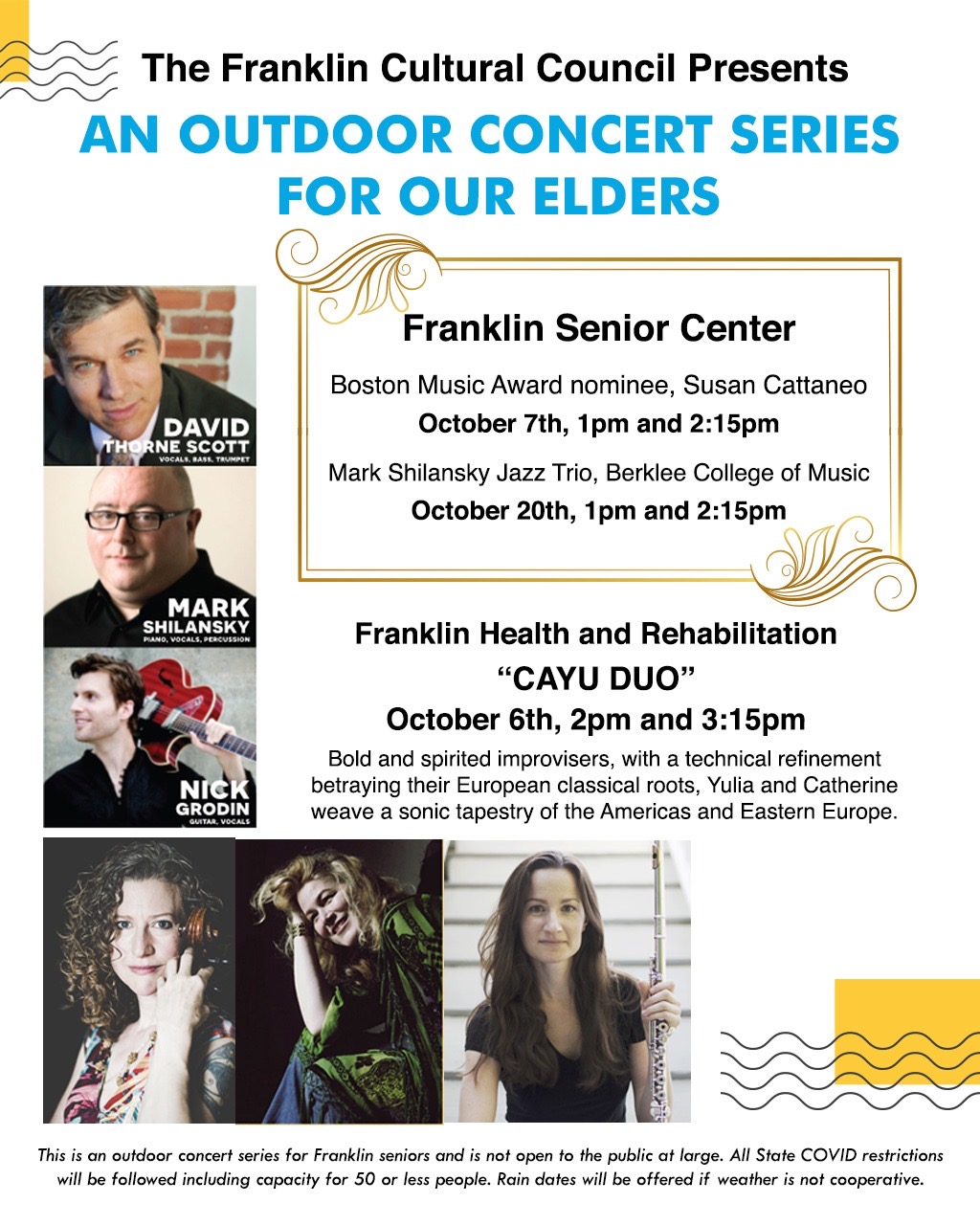 Franklin Matters Franklin Senior Center Outdoor Concert Tuesday, 1