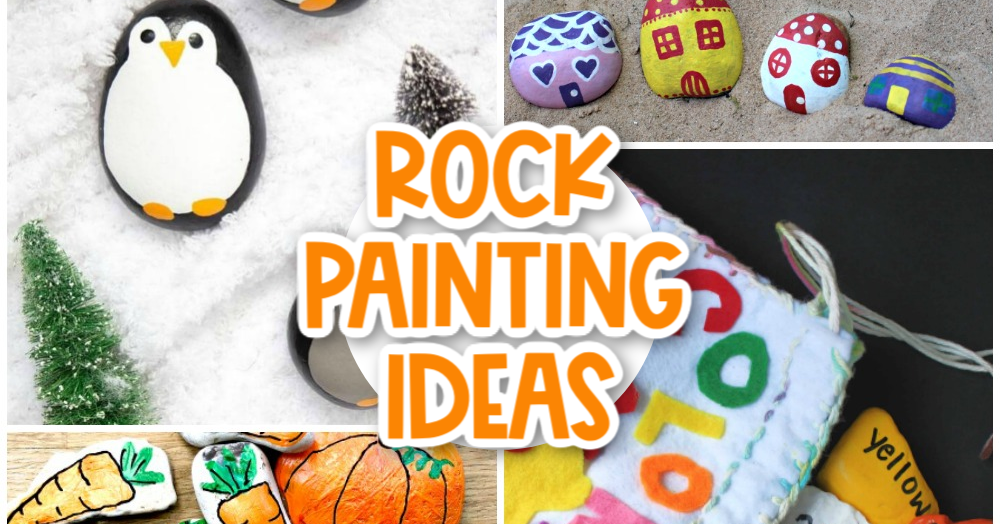 Rock Painting, Crafts for Kids