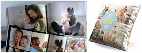 a photo book and cushion for mothers day