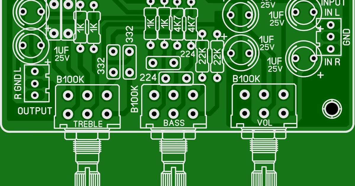 Membuat tone control stereo Pasif BLOGKAMARKU