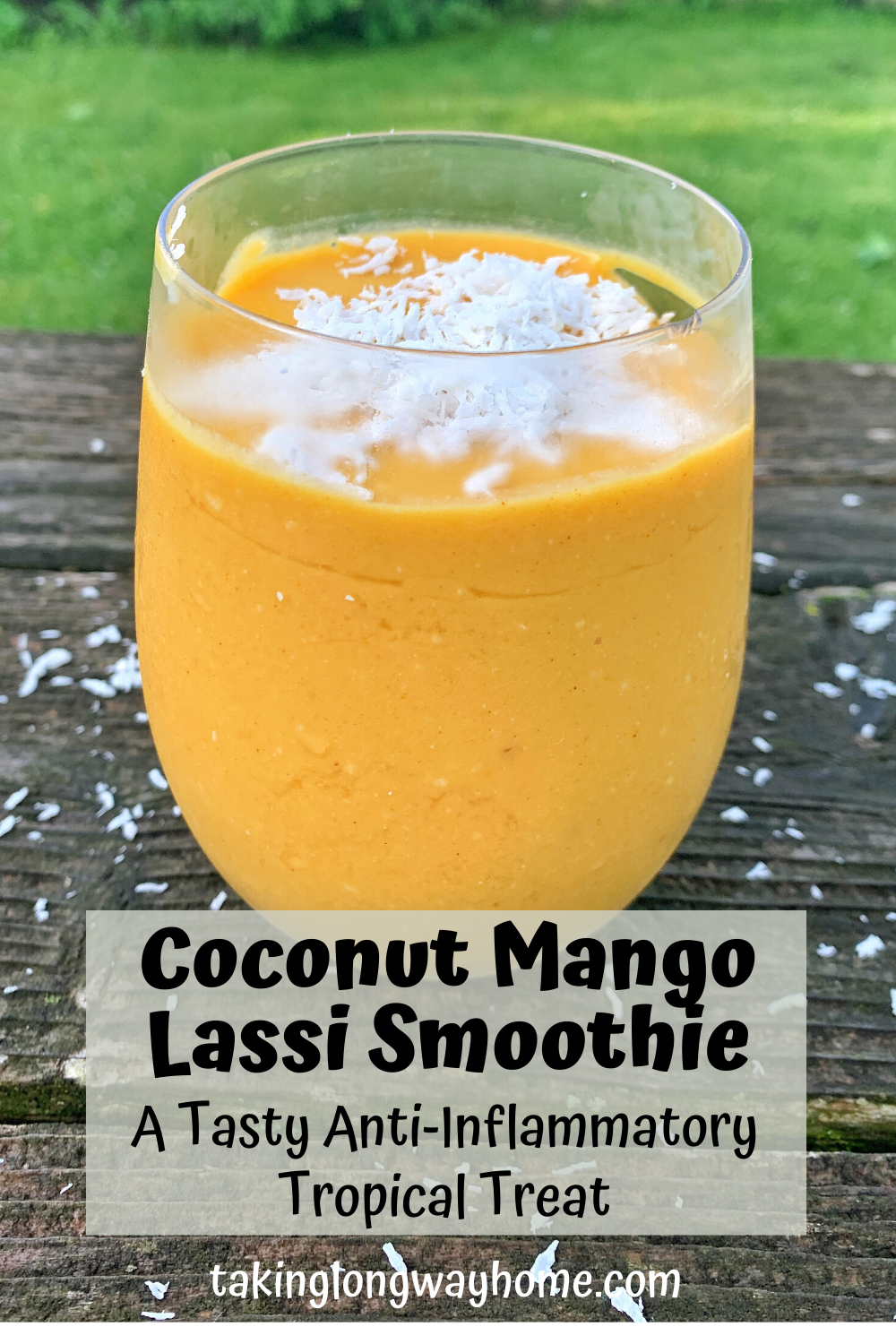 Coconut Mango Lassi Smoothie