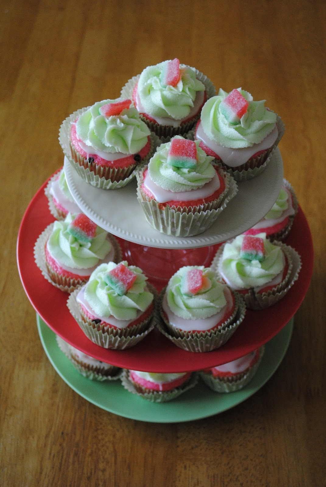 Juli Jacklin's Cupcakes: Watermelon Cupcakes