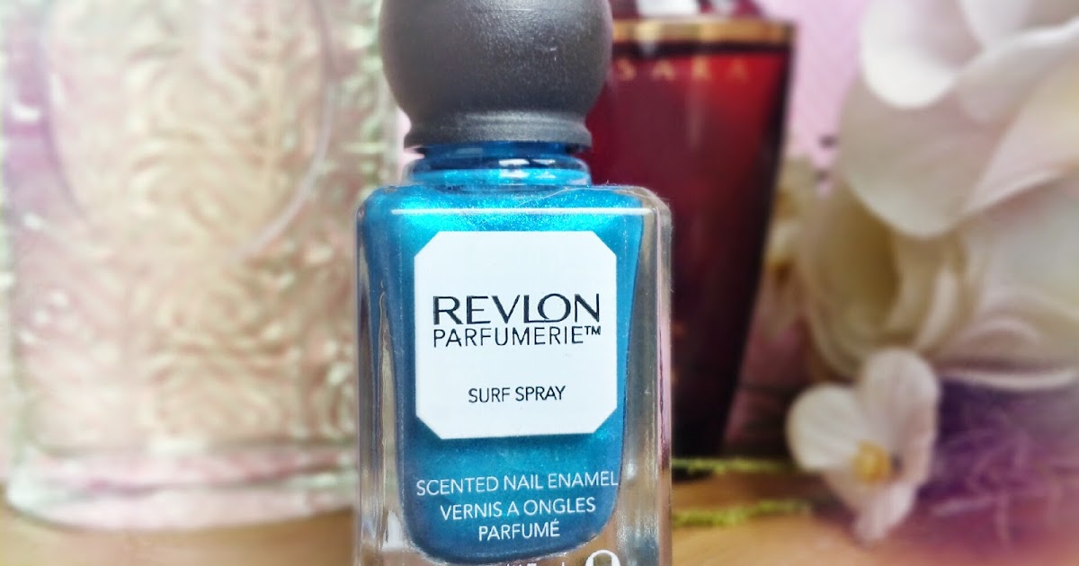 Revlon Parfumerie Scented Nail Enamel in Surf Spray review & swatches