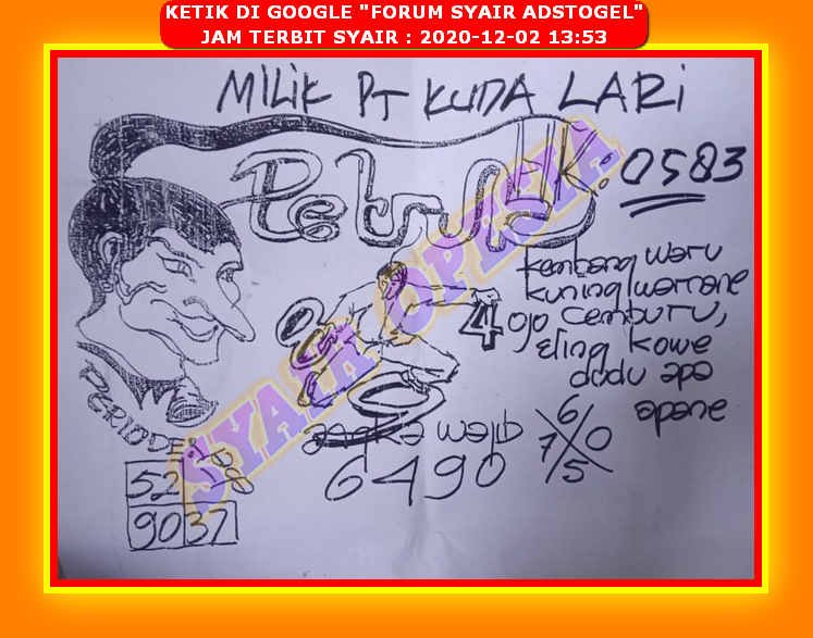 1 New Message Kode Syair Hongkong 2 Desember 2020 Forum Syair Togel Hongkong Singapura Sydney