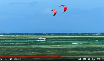 Kite surf à Nouméa