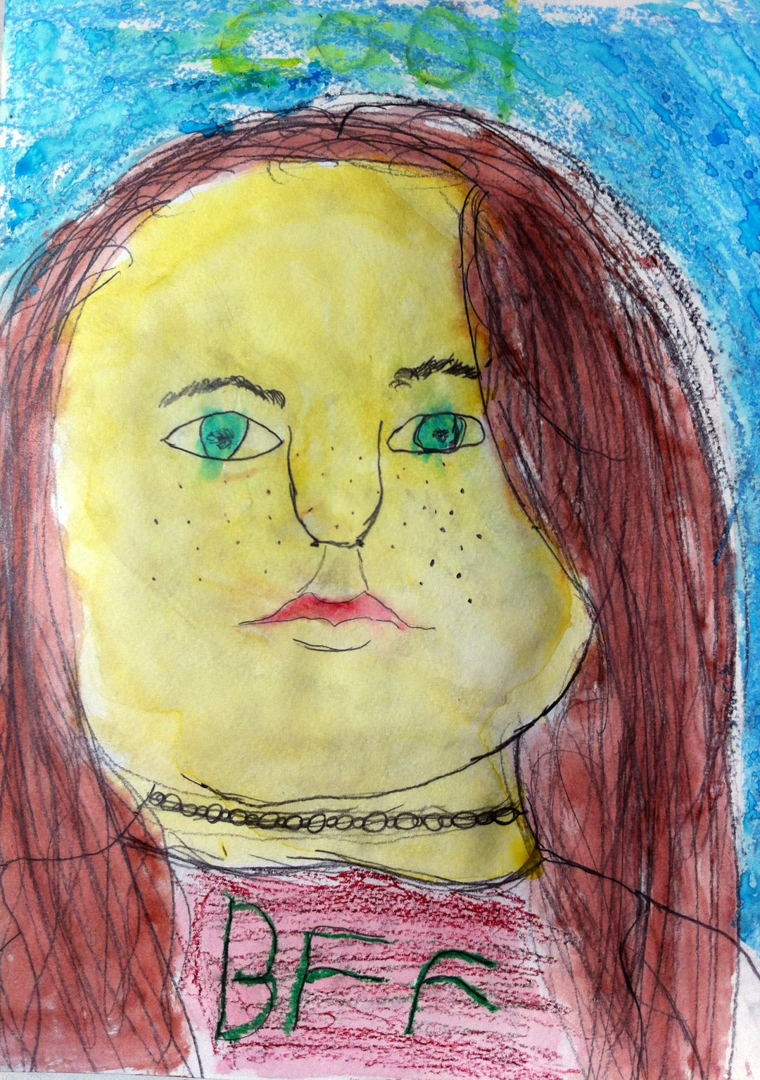Fine Arts For Kids Self Portraits From The Library Project 8 Year Olds