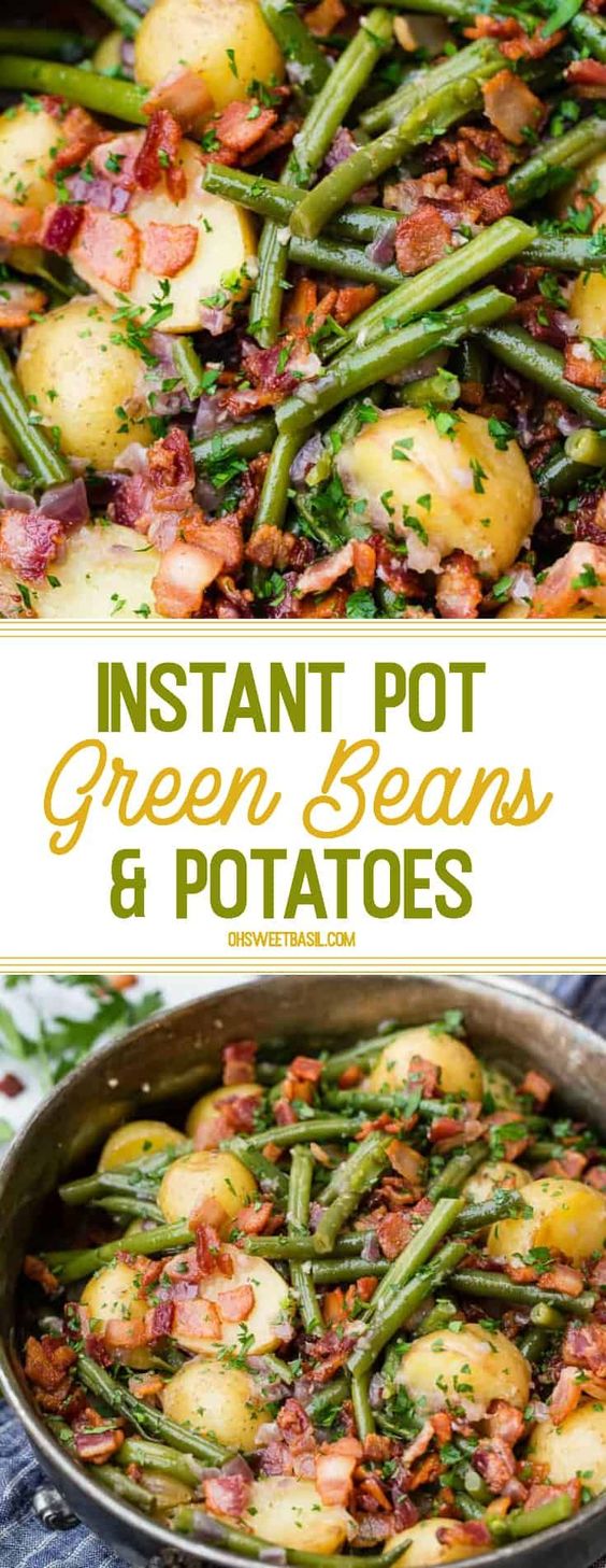 Instant Pot Green Beans and Potatoes Whole30 Dessert Recipes