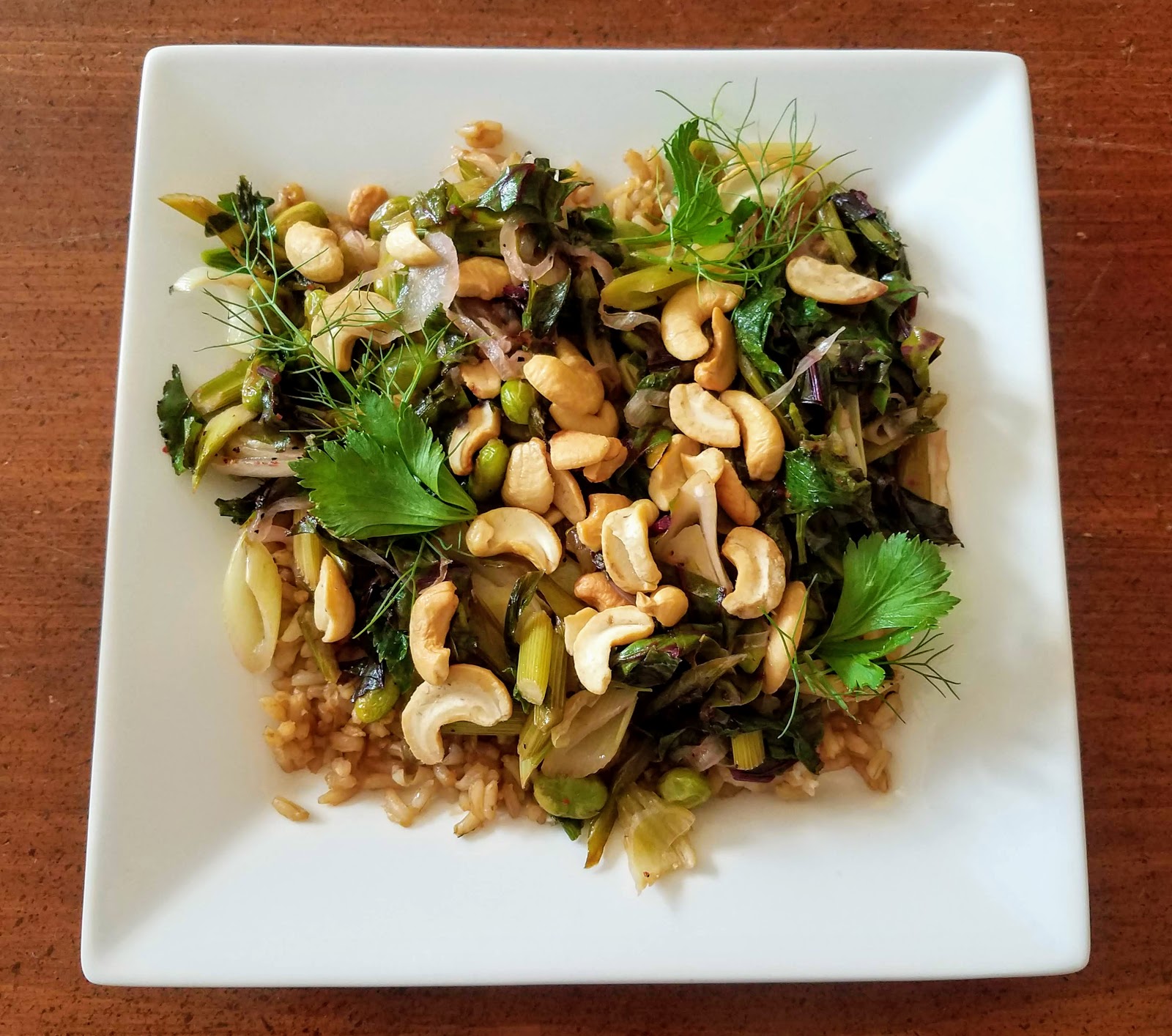 Celery + Fennel StirFry