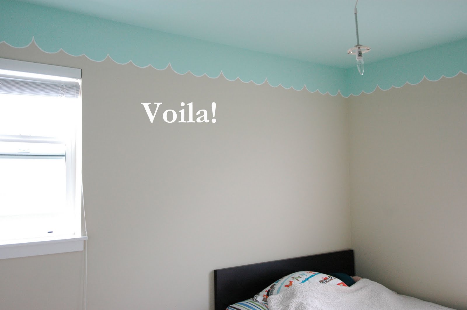 Picket Fence Design How To Paint a Scalloped Border