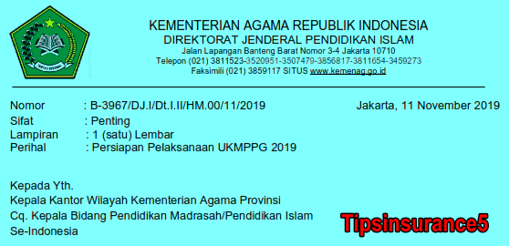 Edaran Persiapan Pelaksanaan UKMPPG 2019 Tipsinsurance5