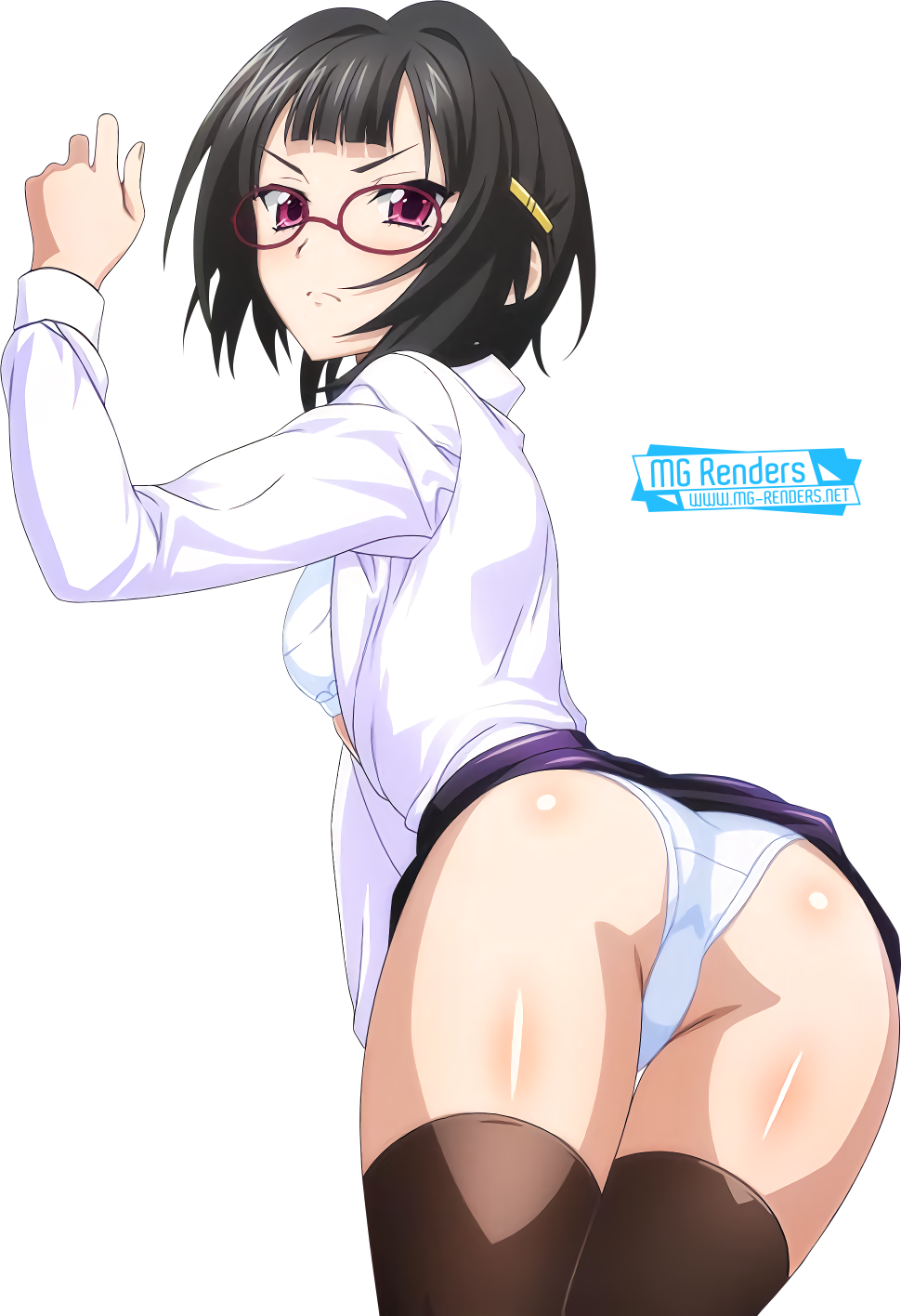 Ass,Bent over,Bra,Collared shirt,From behind,High School DxD,ハ イ ス ク-ル D × ...