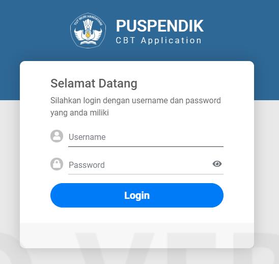 User Interface Unbk 2020 Untuk Hak Akses Siswa Dan Cara Menggunakannya Sinau Thewe Com