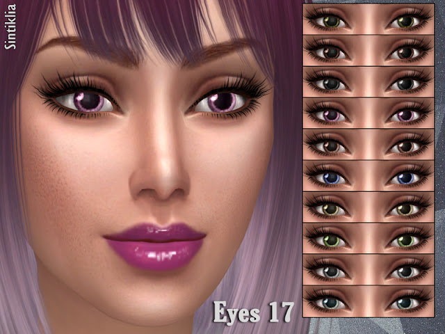 Глаза и линзы для The Sims 4 со ссылками на скачивание