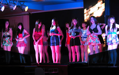 Thai bar girls in Phuket nightclub