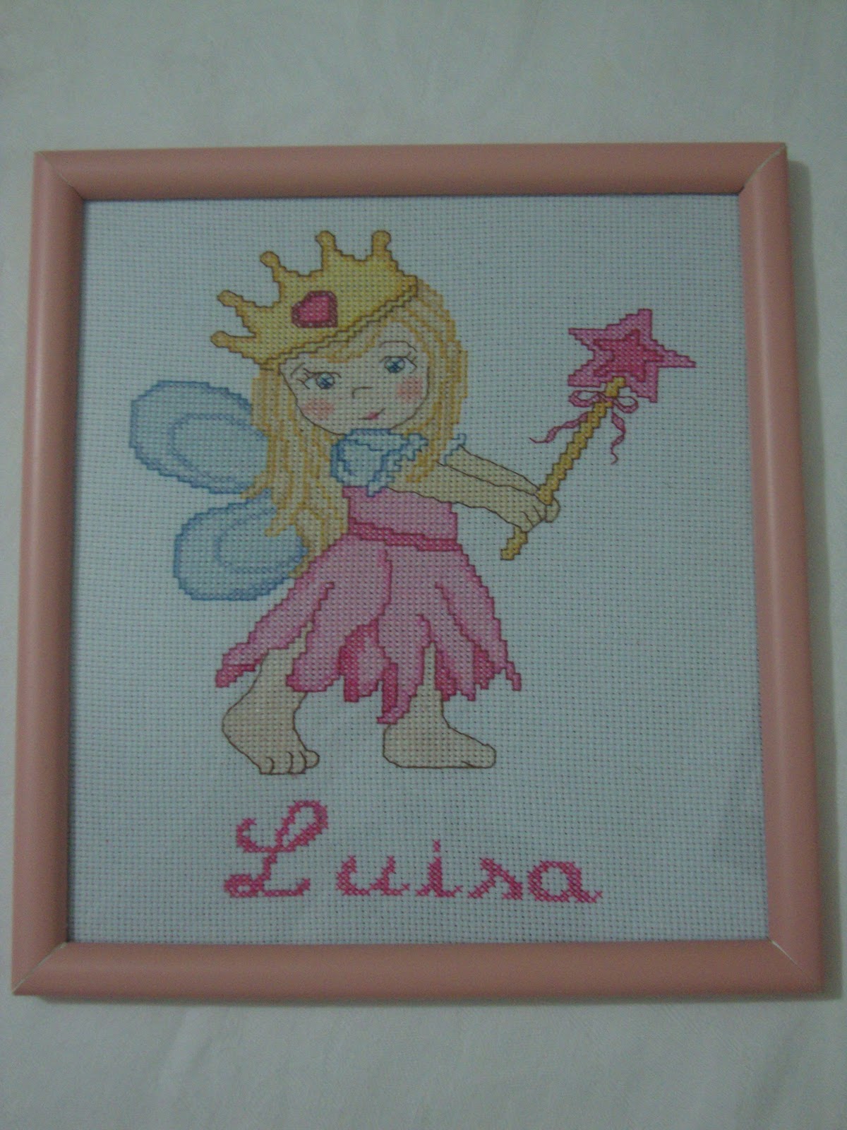 Artesanas: Quadro em ponto cruz