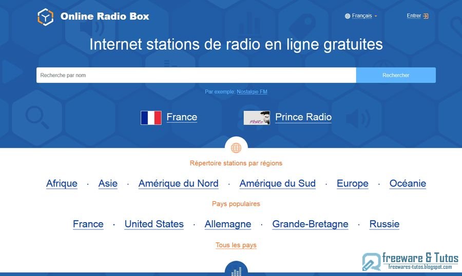 Online Radio Box écoutez les radios du monde entier gratuitement