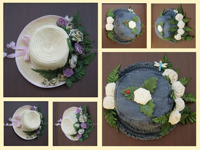 Wreath Decorated Hat