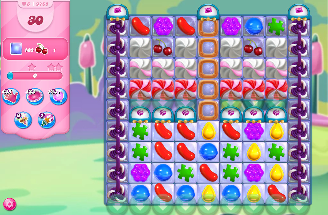 Candy Crush Saga level 9758
