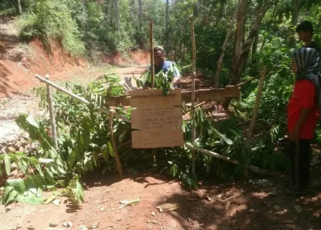 Tak Ada Kepastian Ganti Rugi Proyek Irigasi Batang Sinamar, Warga Blokir Jalan