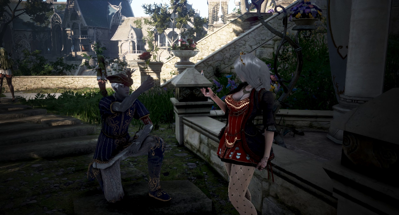 NINESAUR BLACK DESERT ONLINE Kini Hair Ornament and Karmen Crown Head