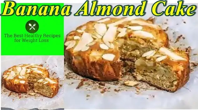 Healthy banana almond cake recipe ! healthy recipes