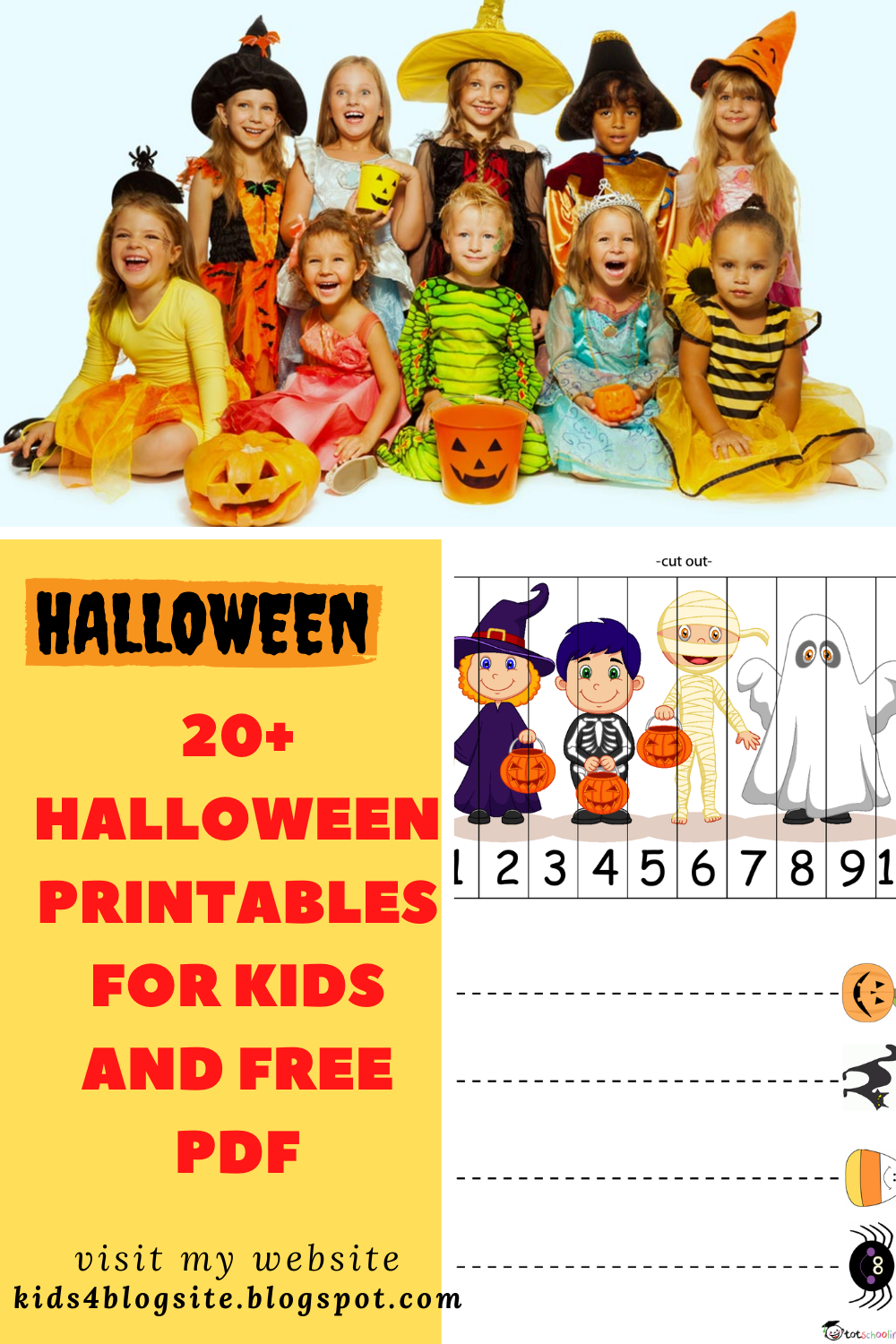 Halloween Printables Free for Kids and PDF