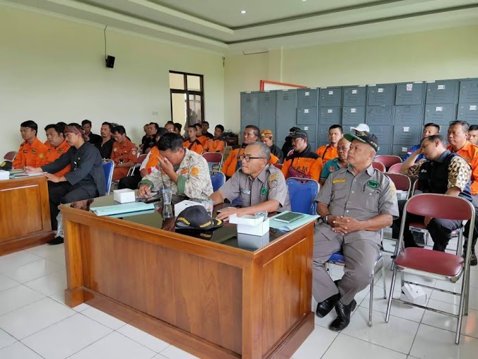 Rescue Senkom Mitra Polri menghadiri Rapat Koordinasi di Kantor BPBD Karanganyar