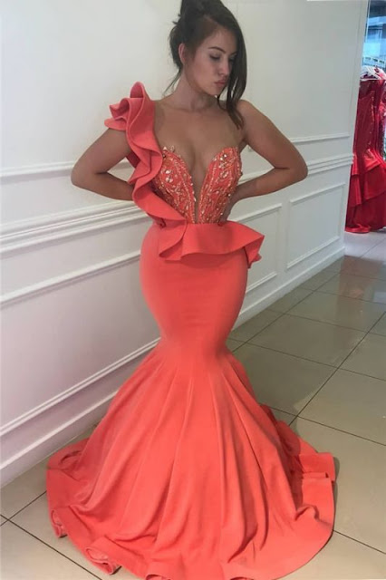 One shoulder prom dresses